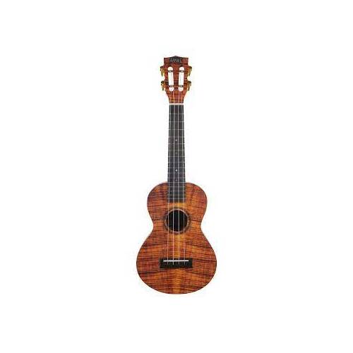 Mahalo MA1KA Soprano ukulele In Photo flame "Koa"