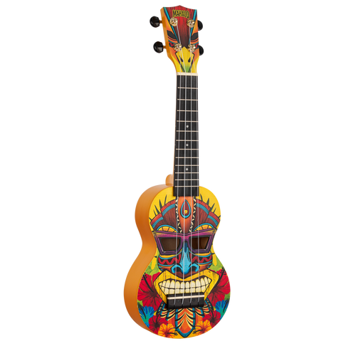 Mahalo MA1TK Soprano ukulele In "TIKI"