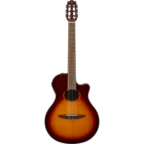 Yamaha NTX1 Classical Guitar w/ Cutaway Pick Up & Thinline Neck (Brown Sunburst)