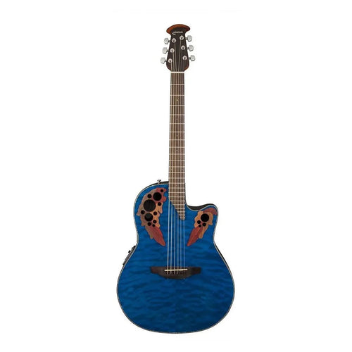 Ovation CE44P-8TQ Celebrity Elite Ex Carib Blue Mid