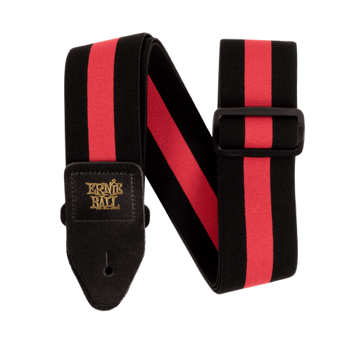 Ernie Ball Comfort Stretch Guitar/Bass Strap Racer Red - P05329