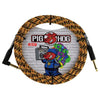 Pig Hog "Graffiti Orange" Instrument Cable, 10ft RA