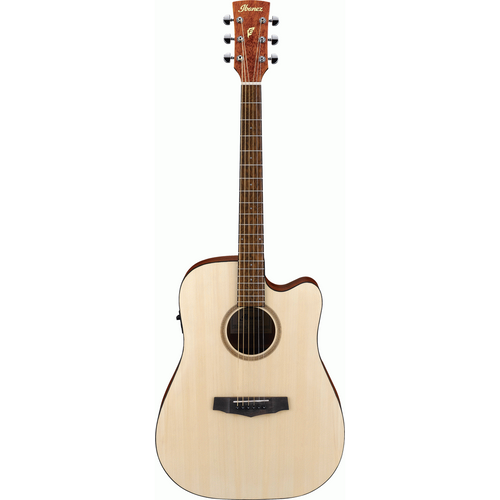 Ibanez PF10CE OPN Acoustic/Electric Guitar in Open Pore Natural