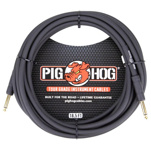 Pig Hog 18.5ft 1/4" - 1/4" 8mm Inst. Cable