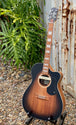 Pratley Ash Grunwald Signature OM Cutaway all Blackwood Vintage Burst