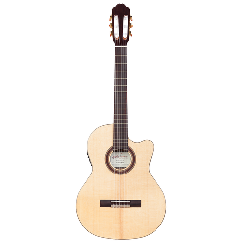 Kremona Rondo R65CW Spruce/Walnut Classical Guitar C/E w Case 