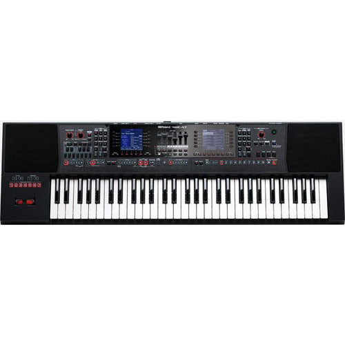 The E-A7 is a versatile arranger keyboard for musicians needing professional sounds and authentic backing styles from all over the world.