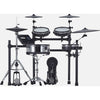 Expressive mid-level V-Drums kit with updated TD-27 module, digital snare, hi-hat, and ride pads, thin crash cymbals, Bluetooth&reg; connectivity, and more.