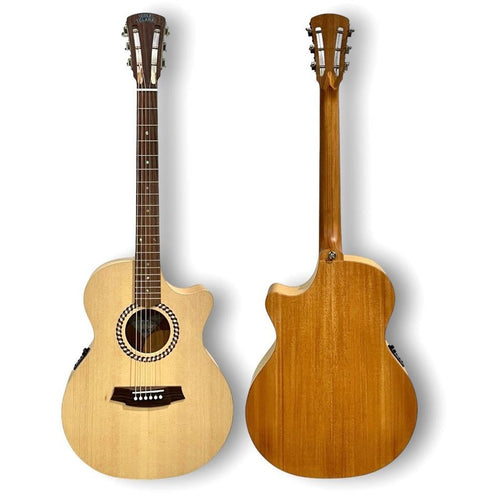 Cole Clark AN 2 Series Angel Grand Auditorium Studio Recording Spruce Mahogany CCSRAN2EC-SMAHR