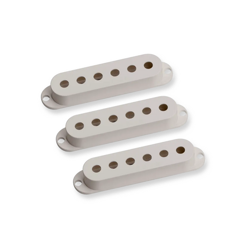 Stratocaster Pickup Covers Parchment Colour without Seymour Duncan logo