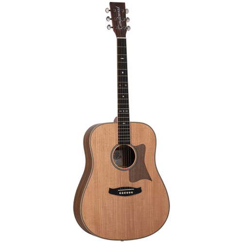 Tanglewood TRU5-HR Reunion Pro Solid Australian Red Cedar Top Dreadnought with Hawaiian Rain Wood B/S