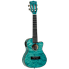 Tanglewood TWT23E Tiare Concert Tahitian Coral Gloss Quilted Maple Cutaway Ukulele w/Pick Up