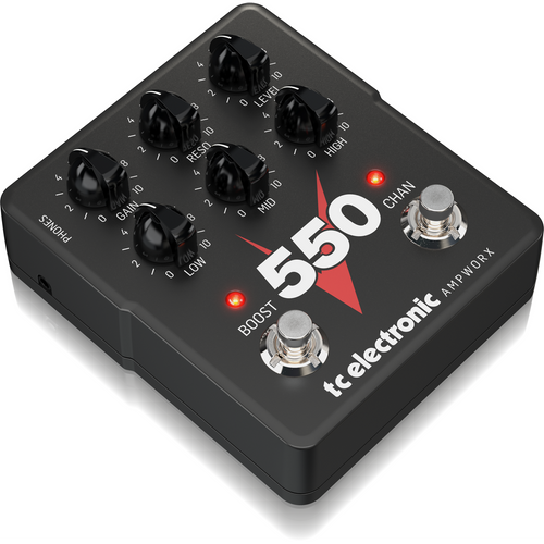TC Electronic V550 Dual Ch Guitar Preamp Pedal