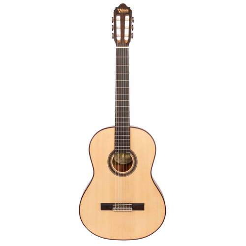 Valencia VC704 Full Size Solid Top Classical Guitar In Natural