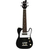 Vorson TL Style Solid Body Electric Ukulele - Black