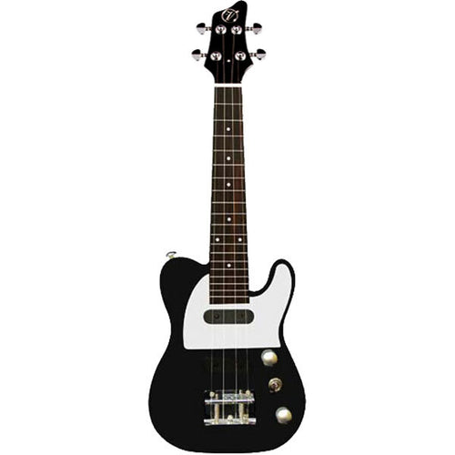 Vorson TL Style Solid Body Electric Ukulele - Black