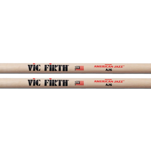 Vic Firth VFAJ6 American Jazz 6 Wood Tip Drumsticks