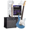 Yamaha Gigmaker Level Up Pack w/ Line 6 Spider Amp in Lake Placid Blue