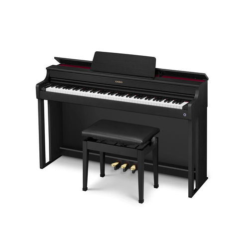 Casio Celviano AP300 Digital Piano in Black AP-300BK with Piano Bench