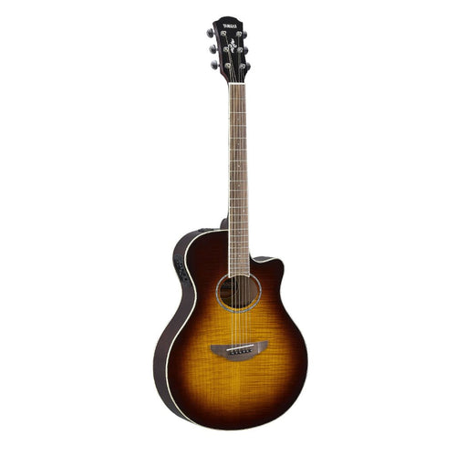 Yamaha APX600FM Flamed Maple Acoustic/Electric Guitar in Tobacco Brown Sunburst