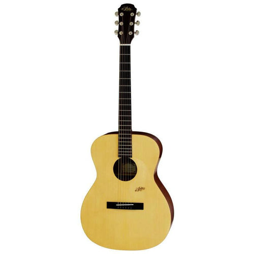 Aria MF200 Mayfair Series Folk Body Acoustic Guitar in Matt Natural