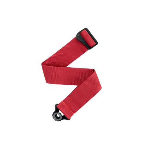 D'Addario Auto Lock Guitar Strap Red