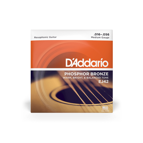 D'Addario EJ42 16-56 Resophonic Guitar Strings