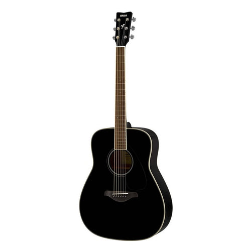 Yamaha FG820 Acoustic Dreadnought w/Solid Spruce Top In Black
