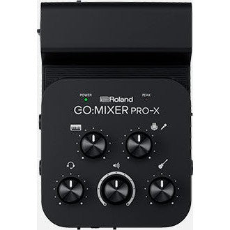 Portable audio mixer for creating professional-sounding music videos, livestreams, and podcasts with mobile devices.