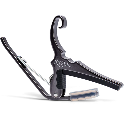 Kyser KG6BCA Black Chrome Quick-Change Acoustic Guitar Capo
