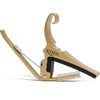 Gold Capo for acoustic guitars. Easy headstock p