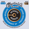 Martin Strings MA550 Authentic Acoustic SP 92/8 Phosphor Bronze Guitar String 13-56 Gauges