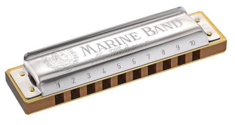 Hohner Marine Band 1896 Classic Harmonica in the Key of G