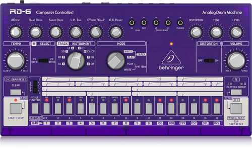 Behringer RD6-GP Analog Drum Machine - Grape