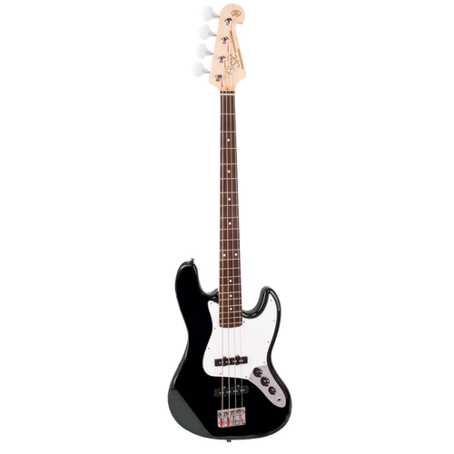 SX SB1 Electric Bass Guitar Kit in Black
