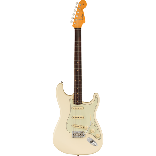 Fender American Vintage II 1961 Stratocaster Electric Guitar, Rosewood Fingerboard in Olympic White