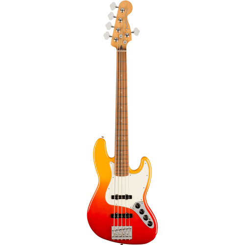 Fender Player Plus Jazz Bass® V, Pau Ferro Fingerboard Bass Guitar in Tequila Sunrise