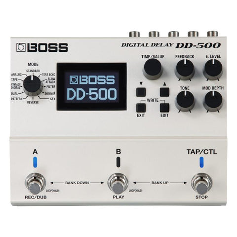 Boss DD-500 Digital Delay Pedal, Boss, Haworth Music