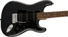 Squier Affinity Series Stratocaster Electric Guitar HSS Pack In Charcoal Frost Metallic