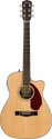 Fender CC-140SCE Concert Acoustic Guitar W/ Walnut Fingerboard In Natural
