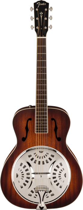 Fender PR-180E Resonator Guitar in Aged Cognac Burst