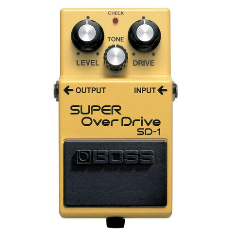 Boss SD-1 Super OverDrive Pedal, Boss, Haworth Music