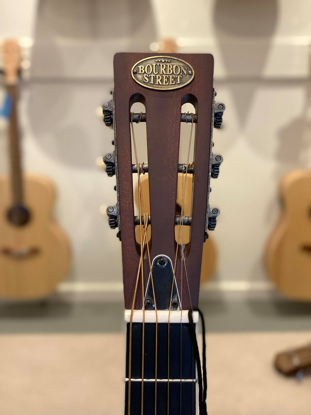 Bourbon Street Bell Brass Resonator Copper Rust