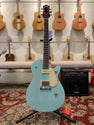 Gretsch G2215-P90 Streamliner Junior Jet Club Laurel Fingerboard Electric Guitar in Mint Metallic
