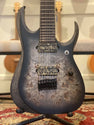 Ibanez RGD71ALPA CKF 7-String Electric Guitar In Charcoal Burst Black Stained Flat