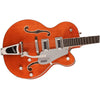 Gretsch G5420T Electromatic Classic Hollow Body Single-Cut with Bigsby, Laurel Fingerboard Electric Guitar in Orange Stain