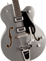 Gretsch G5420T Electromatic Electric Guitar Classic Hollow Body Single-Cut with Bigsby , Laurel Fingerboard, Airline Silver