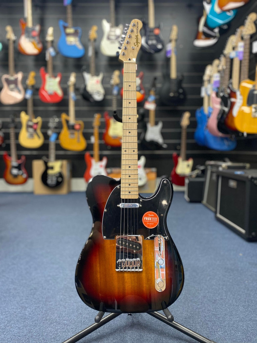 Squier Affinity Series Telecaster Electric Guitar In 3-Colour Sunburst