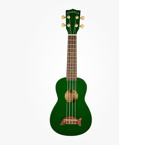 Makala Soprano Ukulele Dolphin Bridge in Green