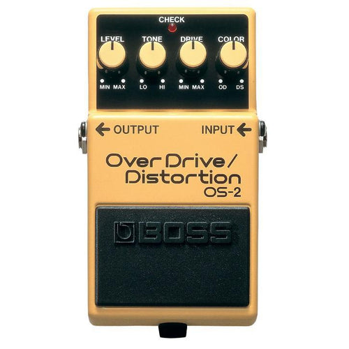 Boss OS-2 OverDrive/Distortion Pedal, Boss, Haworth Music